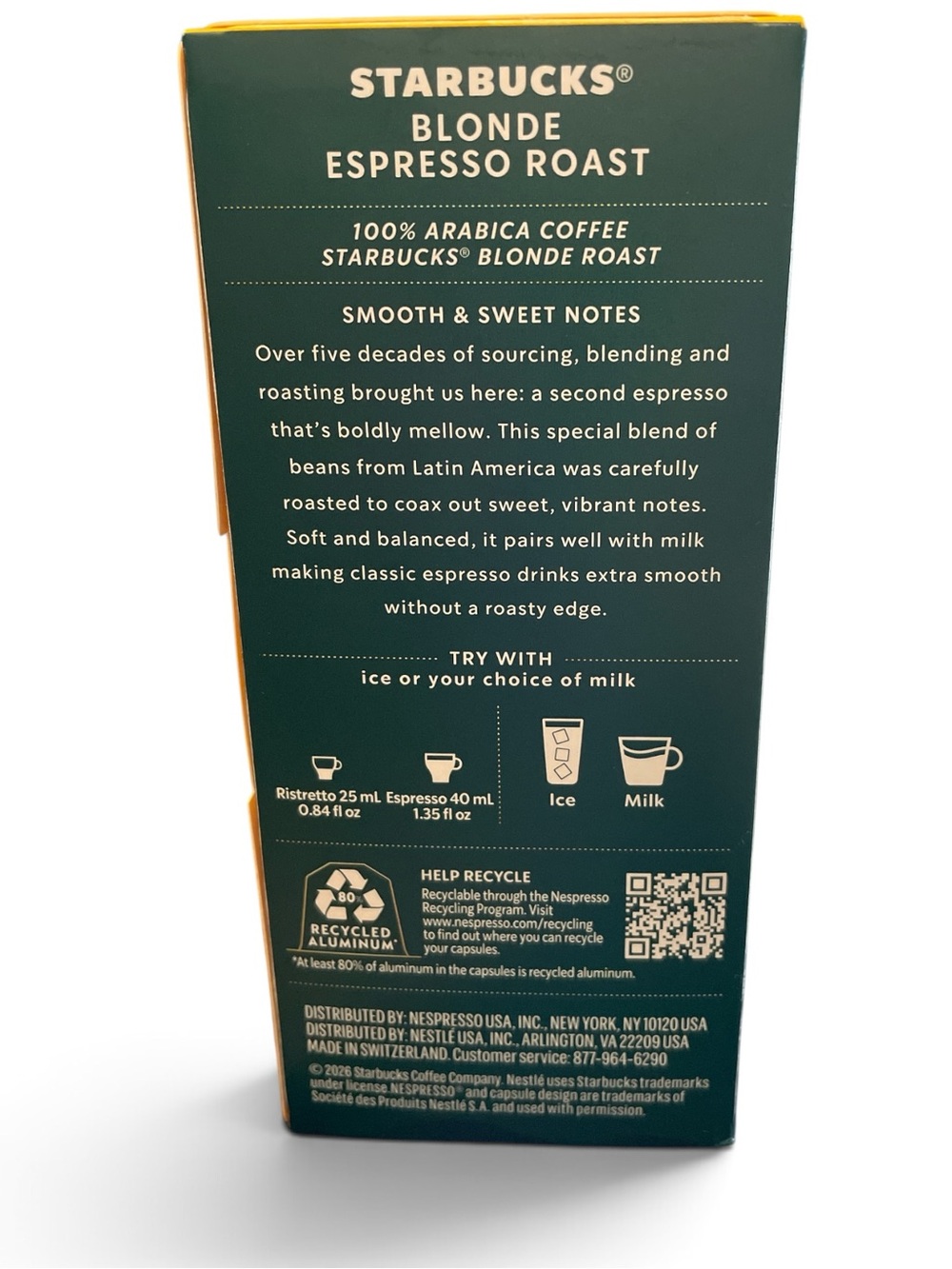 Starbucks by Nespresso Original Line Coffee Pods Variety Pack – 50 Capsules - Picture 7 of 9